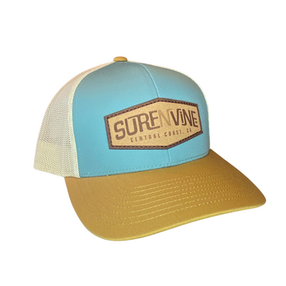 Trucker SnapBack - Blue/Mustard